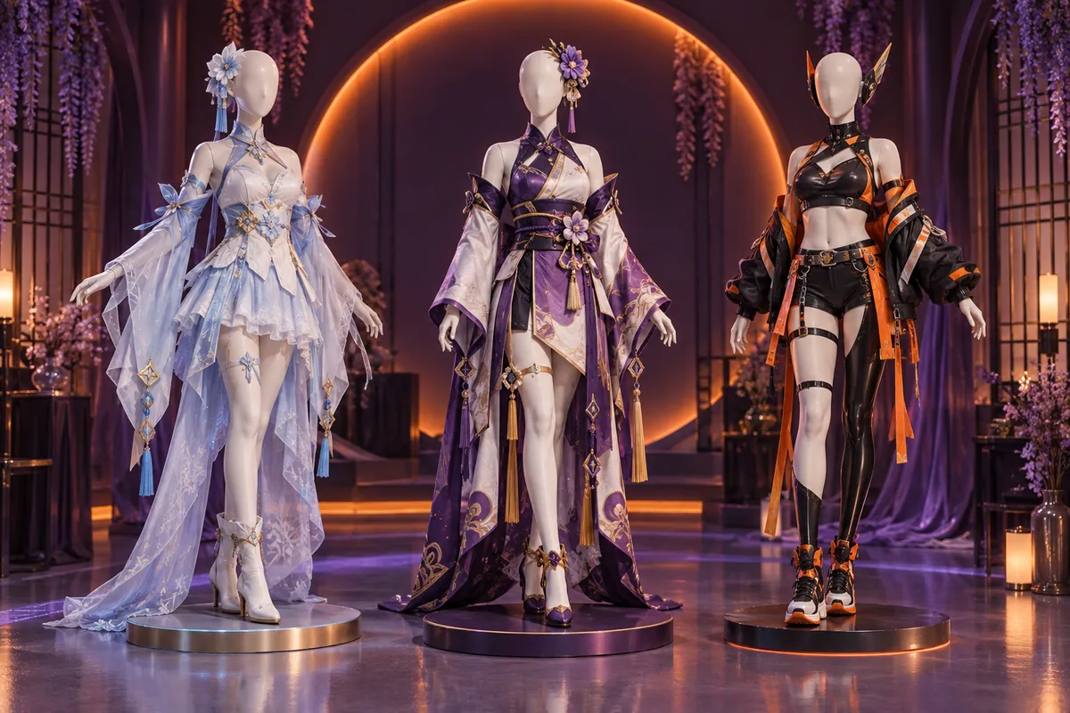 Koleksi kostum cosplay Rental Nyot